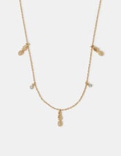 Pineapple Charm Station Necklace, , large