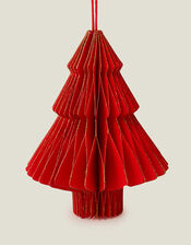 Paper Tree Decoration, Red (RED), large