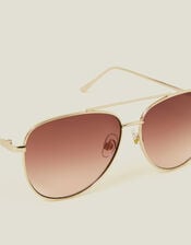 Metal Aviator Sunglasses, , large