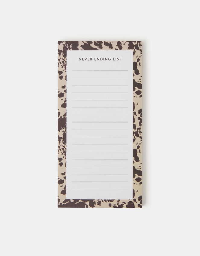 Cow Print To Do List Pad, , large