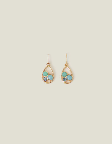 Gem Teardrop Earrings, , large