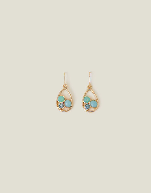 Gem Teardrop Earrings, , large