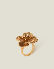 Statement Flower Ring, Gold (GOLD), large