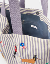 London Stripe Shopper Bag, , large