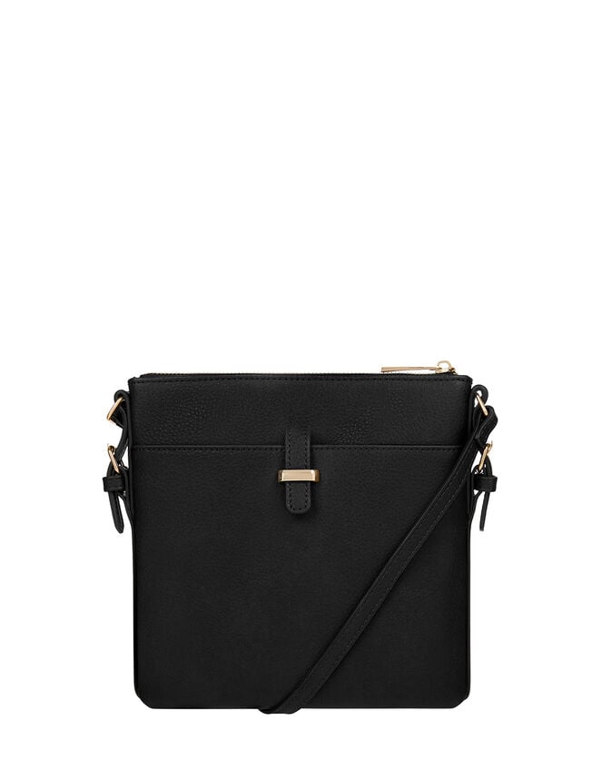Modern Messenger Bag, Black (BLACK), large
