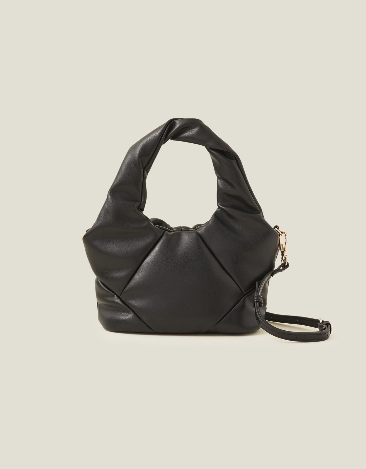 Mini Puff Handheld Bag Black