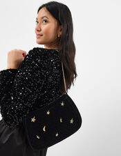 Celestial Charm Velvet Bag, , large