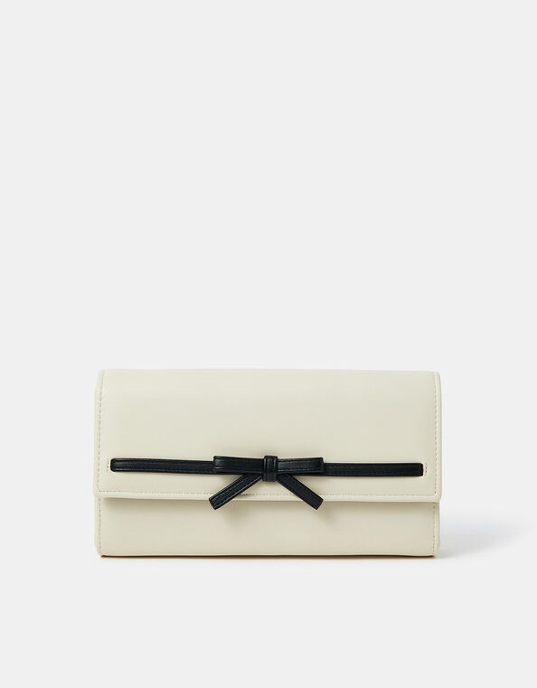 Bow Detail Clutch Bag, , large