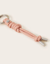 Knotted Keyring, Pink (PINK), large