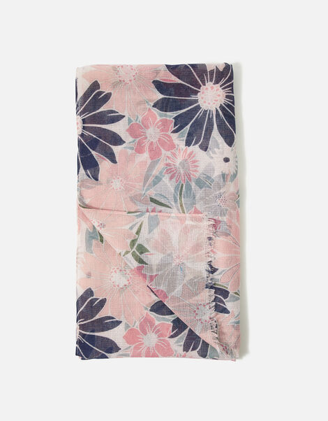 Lucia Floral Print Scarf, , large