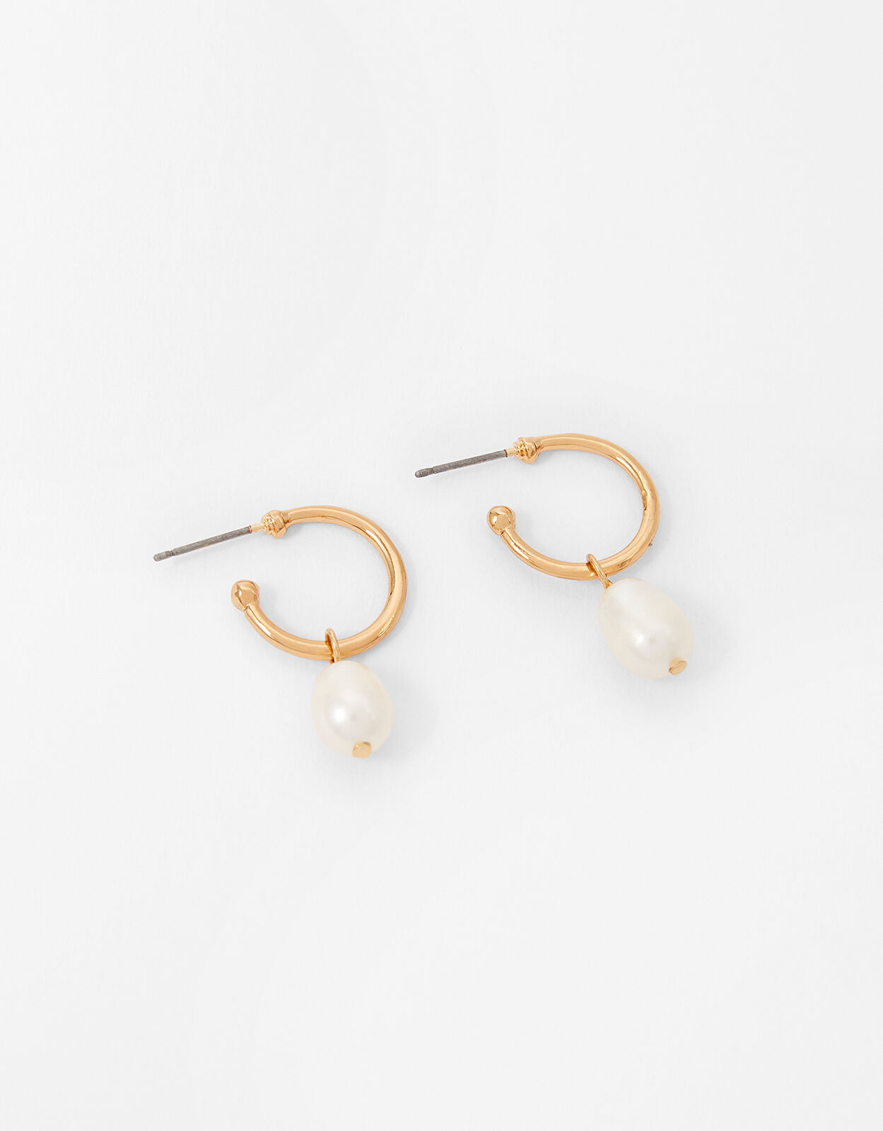 Freshwater Pearl Hoop Earrings Hoops Accessorize Global
