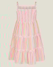 Girls Stripe Sun Dress, Multi (BRIGHTS MULTI), large