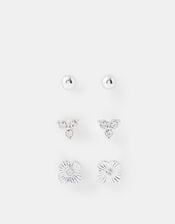 3-Pack Clove Stud Earrings, , large
