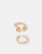 2-Pack Toe Rings, Gold (GOLD), large