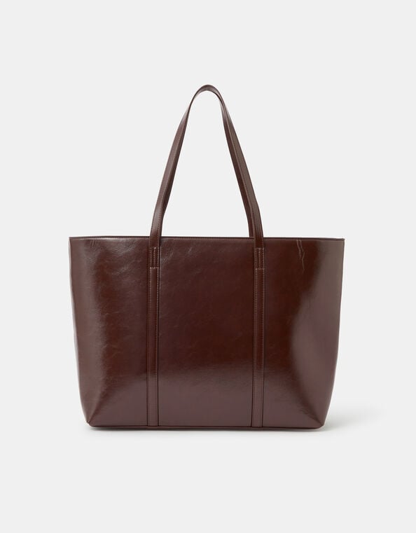 Meredith Tote Bag, Brown (CHOCOLATE), large