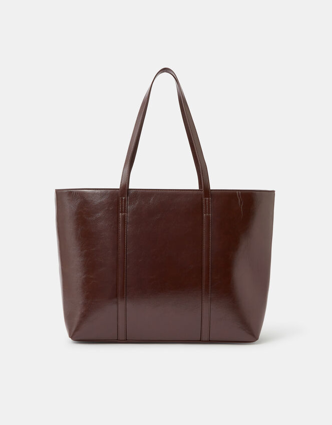 Meredith Tote Bag, Brown (CHOCOLATE), large