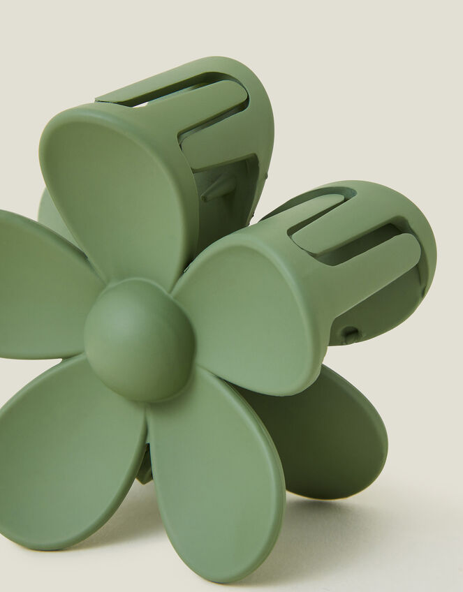 Matte Flower Claw Clip, , large