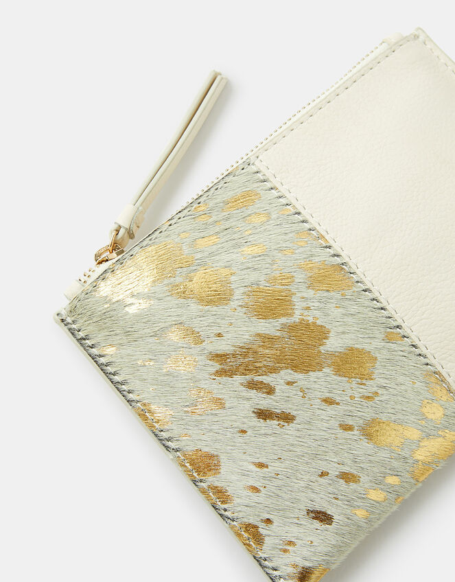 Carmela Leather and Suede Pouch Bag, , large