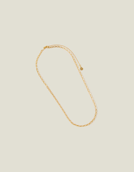 14ct Gold-Plated Bobble Chain Necklace, , large