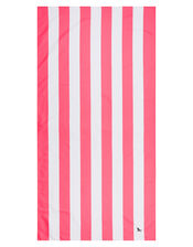 Dock And Bay Striped Beach Towel, Pink (PINK), large
