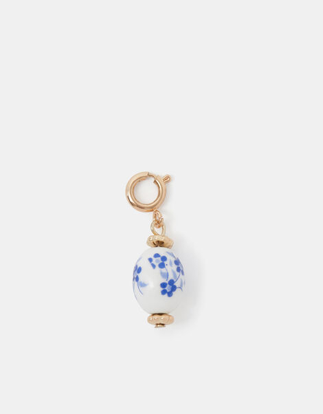 Floral Bead Jewellery Charm, , large