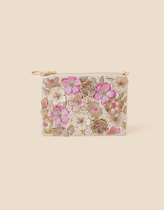 Flower Embellished Bag , , large