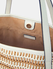 Mixed Weave Shoulder Bag, , large