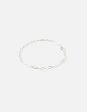 Sterling Silver Paperclip Chain Bracelet, , large