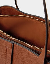 Webbing Strap Shoulder Bag , Tan (TAN), large