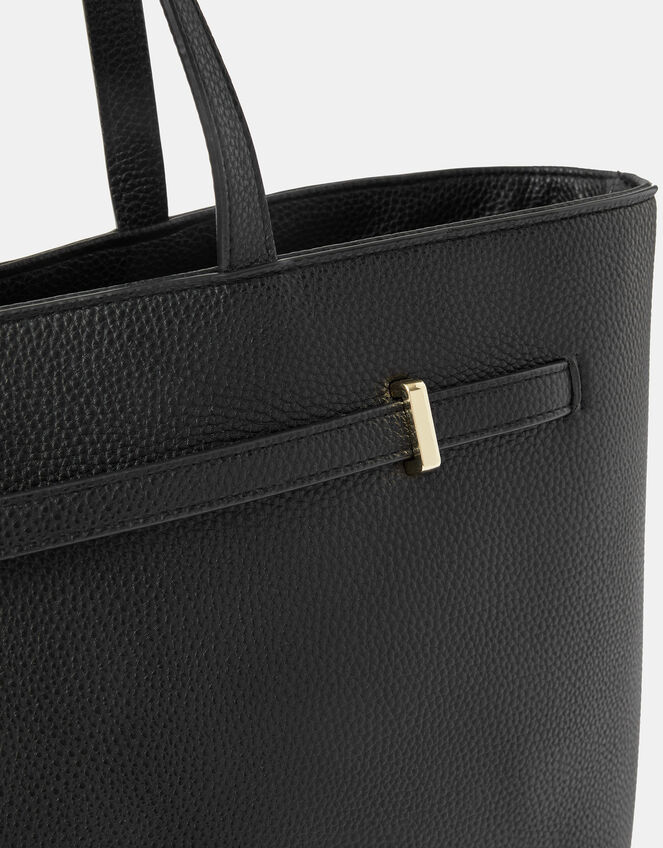 Bianca Laptop Tote Bag, Black (BLACK), large