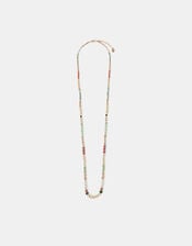 Long Beaded Rope Necklace, , large