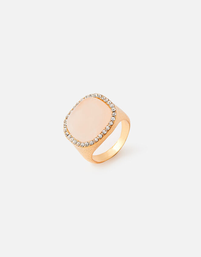 Sparkle Stone Chunky Ring, Pink (PINK), large