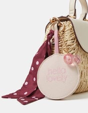 Compact Mirror Bag Charm, , large