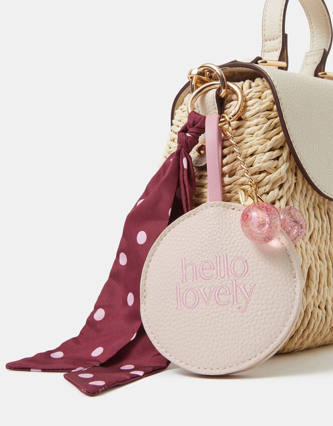 Compact Mirror Bag Charm, , large