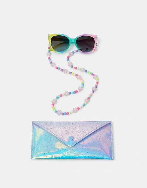 Girls Ombre Sunglasses Set, , large