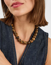 Orb Resin Bead Necklace, , large