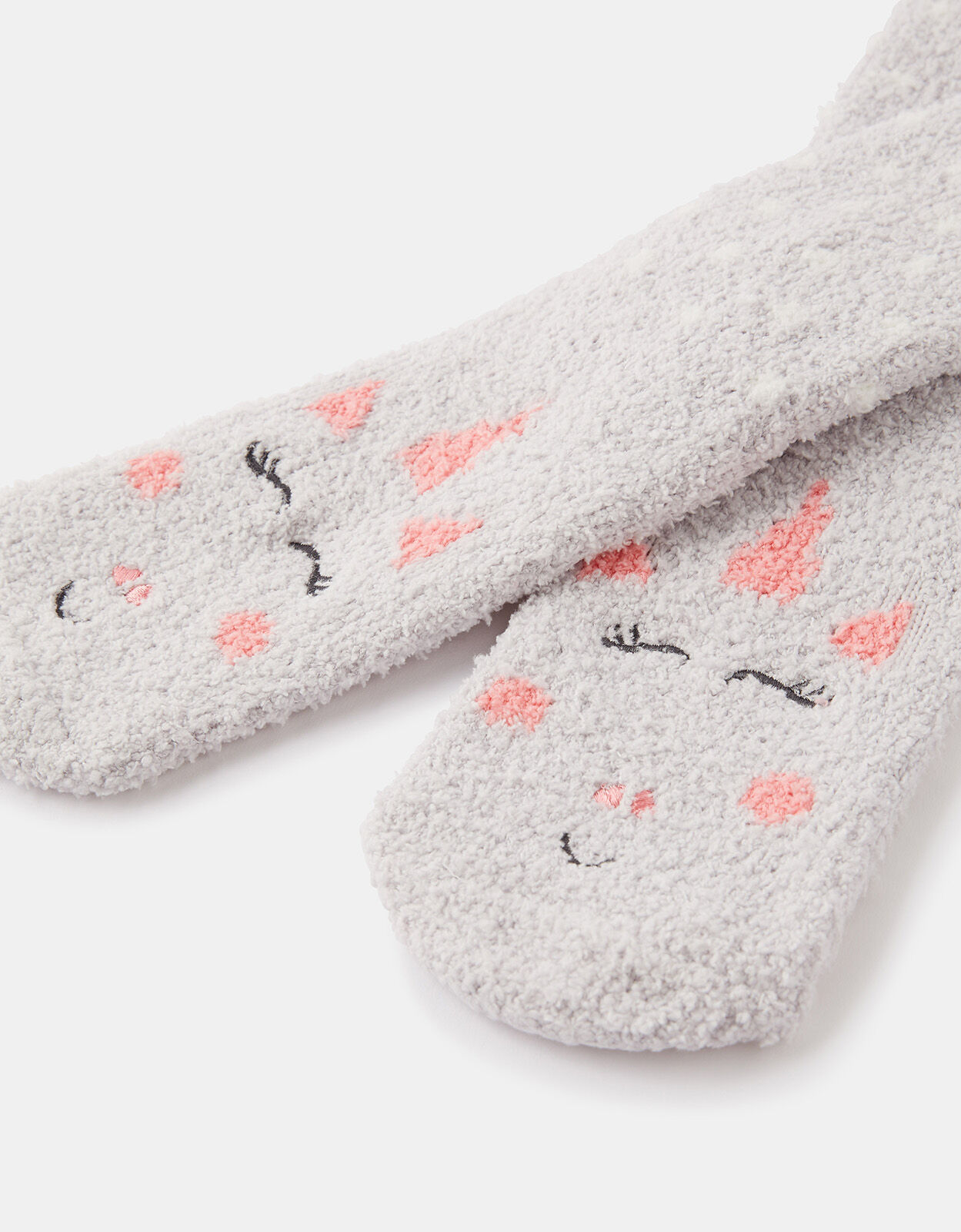 Girls Unicorn Fluffy Slipper Socks Multi Girls slippers