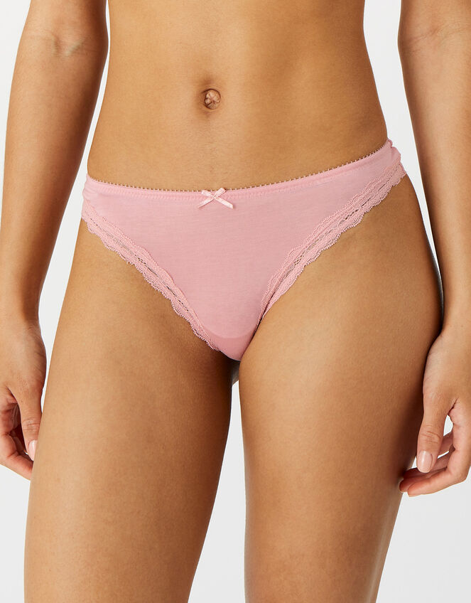 Accessorize Lace Thongs Set of Three