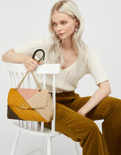 Ayda Quilted Patchwork Shoulder Bag, , large