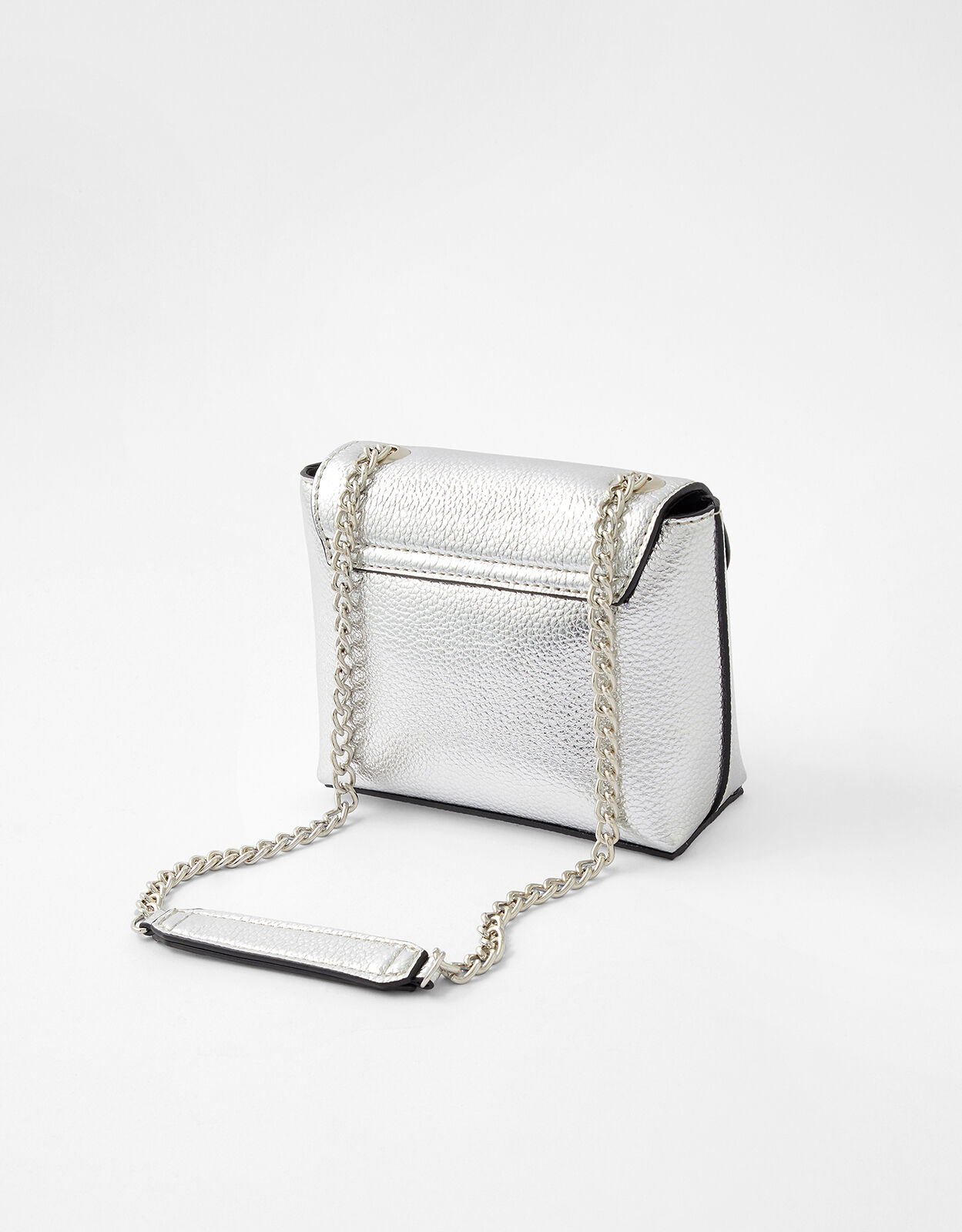Mini Metallic Bag Silver