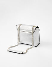 Mini Metallic Bag, Silver (SILVER), large