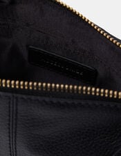 Leather Crossbody Handbag, , large