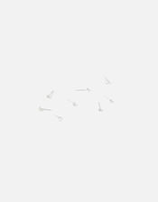 Sterling Silver Mix Stud Earring Multipack, , large