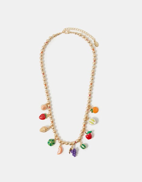 Fruit Salad Charm Necklace, , large