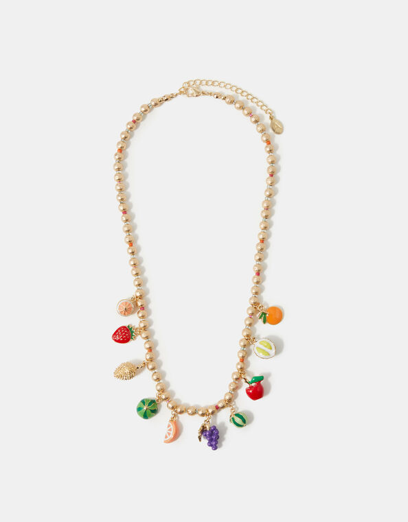 Fruit Salad Charm Necklace, , large