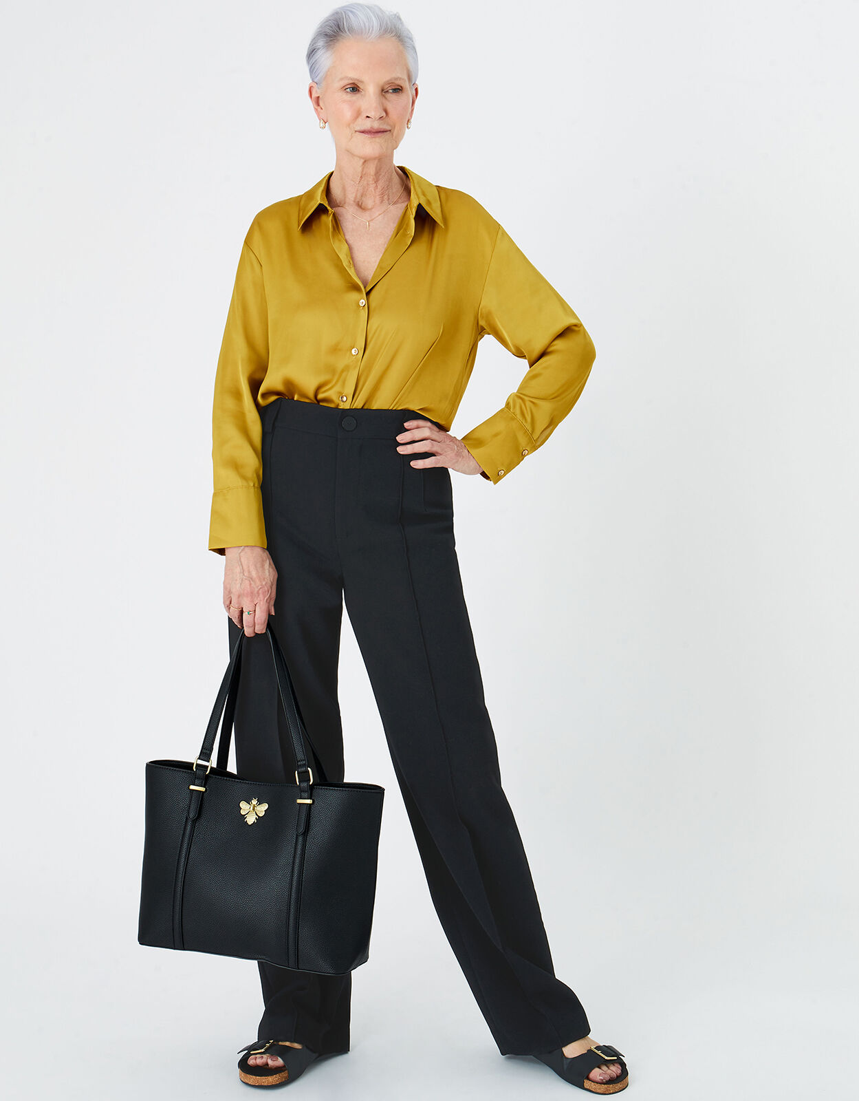 Britney Bee Tote Bag Black Tote Shopper bags Accessorize Global