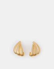 14ct Gold-Plated Triple Hoop Earrings, , large