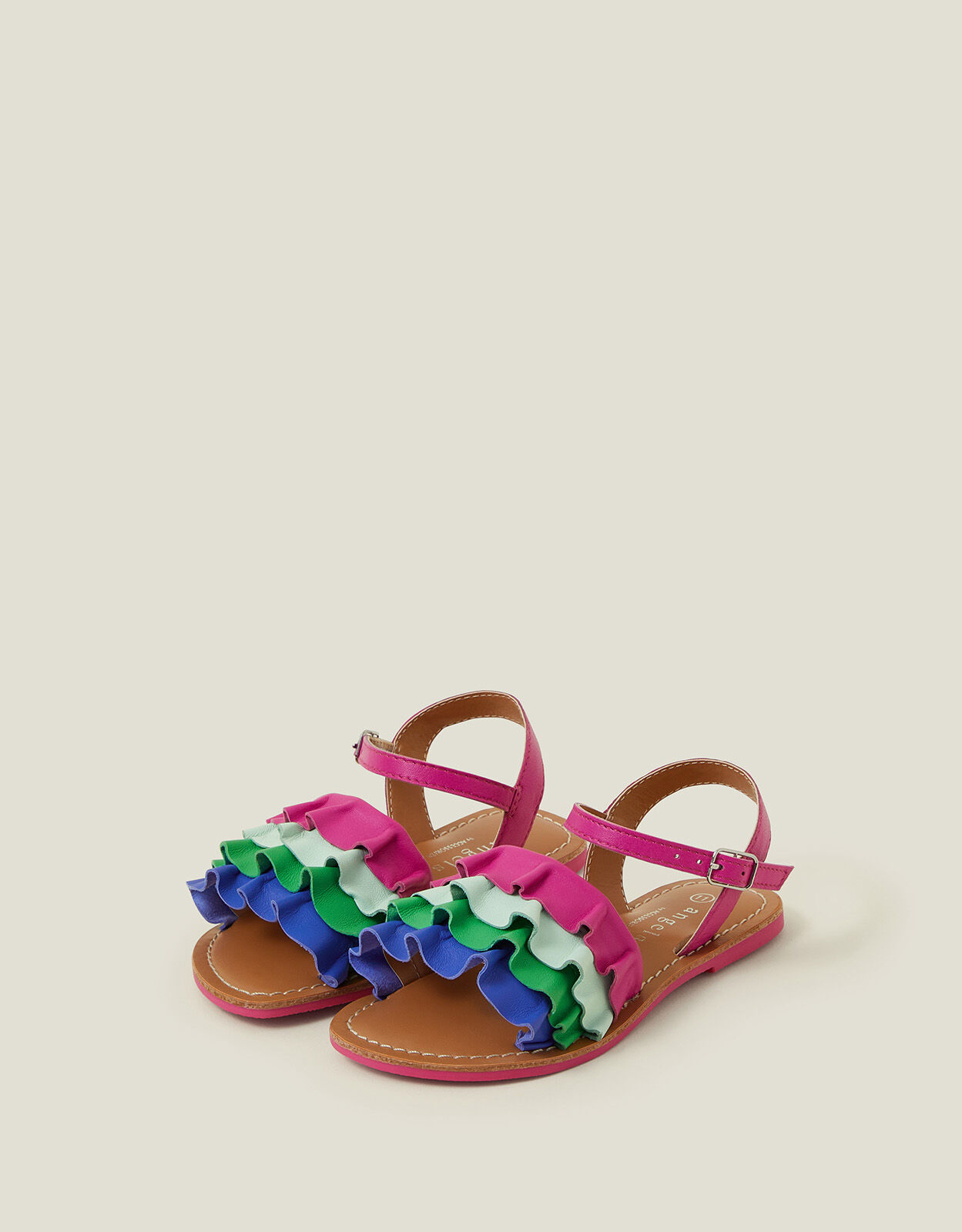 Ruffle flip flops top