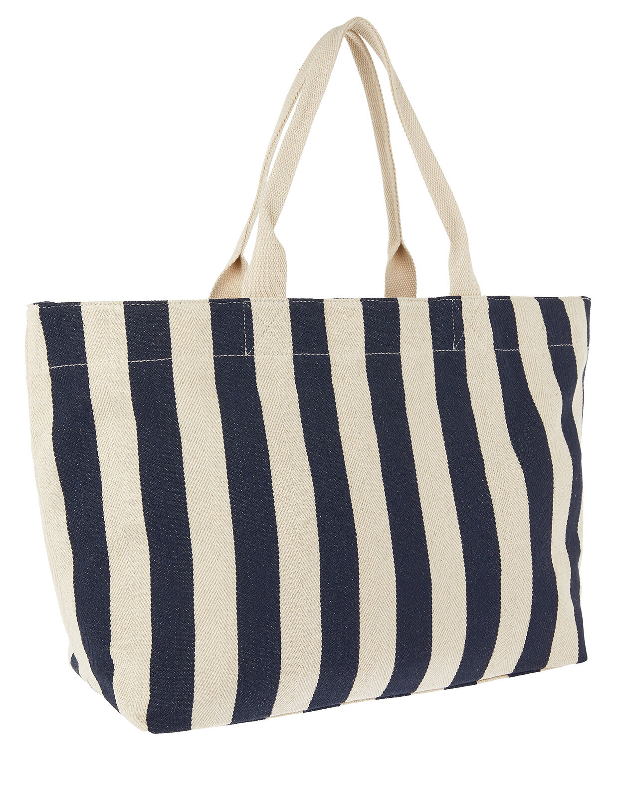 Woven Striped Tote Bag Beach bags Accessorize ROI