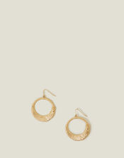 Wrapped Metal Hoop Earrings , , large
